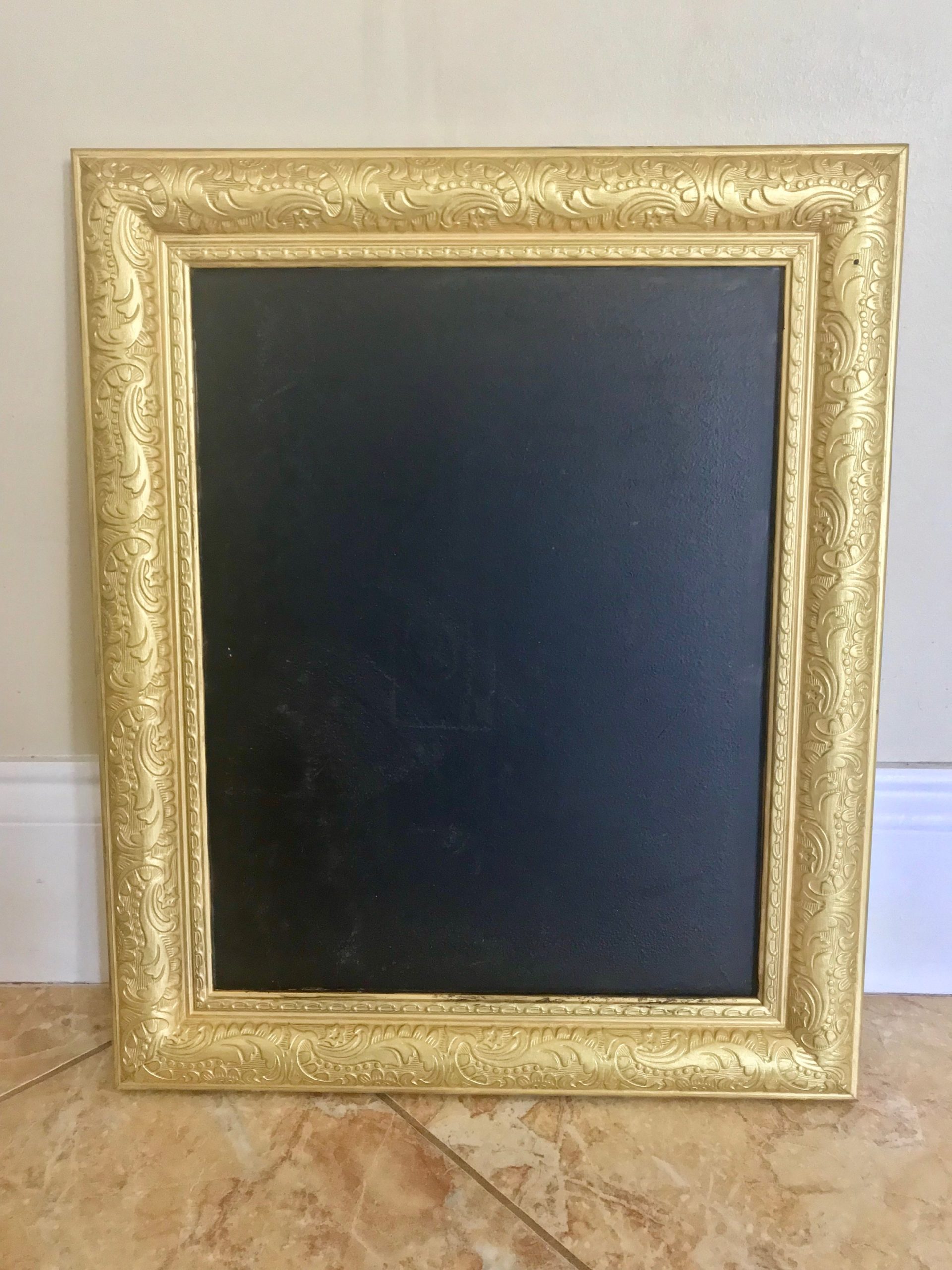  11x14 Gold Chalkboard 