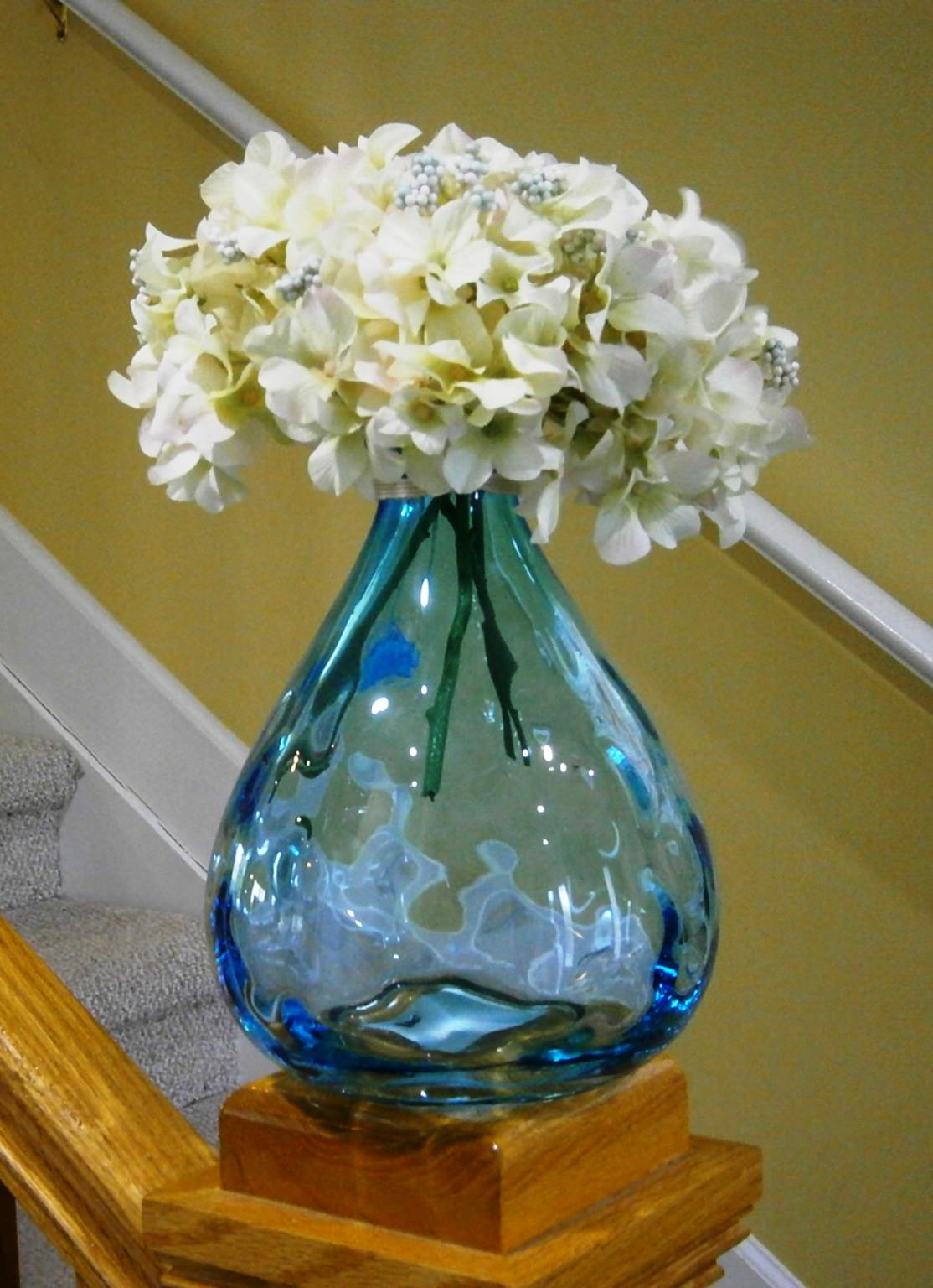  Turquoise Blue LG Vase (8 Available) 